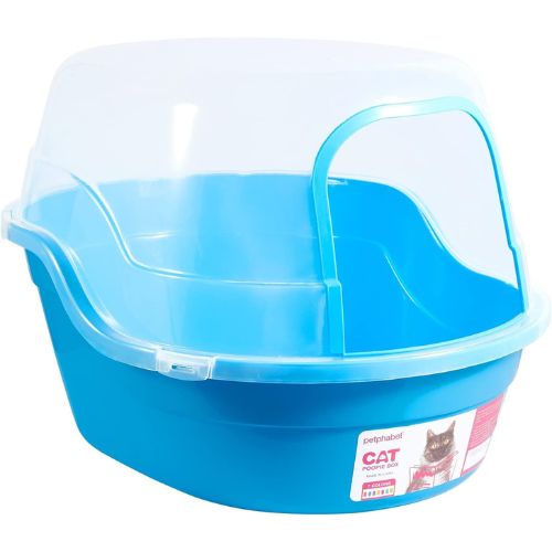 Petphabet Jumbo Hooded Cat Litter Box