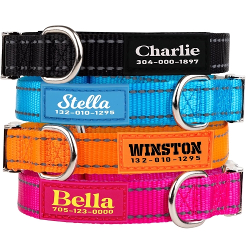 PAWBLEFY Premium Personalized Dog Collar