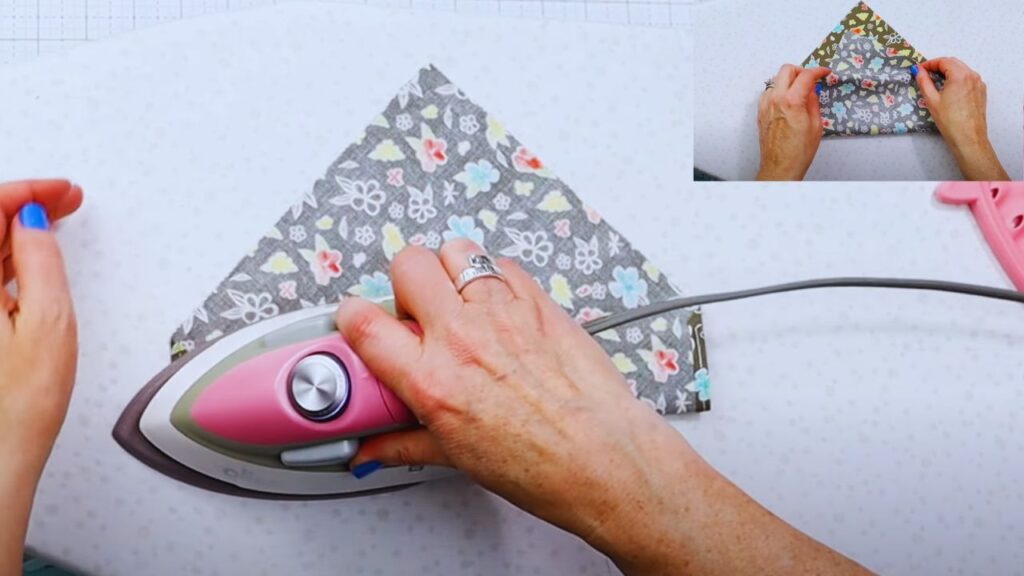 Fold the Fabric into a Triangle Shape