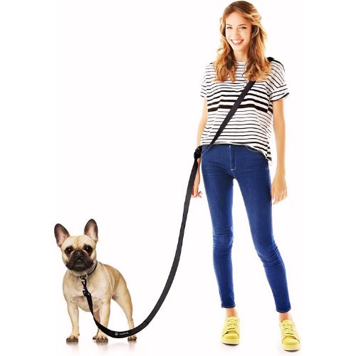 Heelay Crossbody Hands Free Dog Leash : Best for Medium & Large Dogs