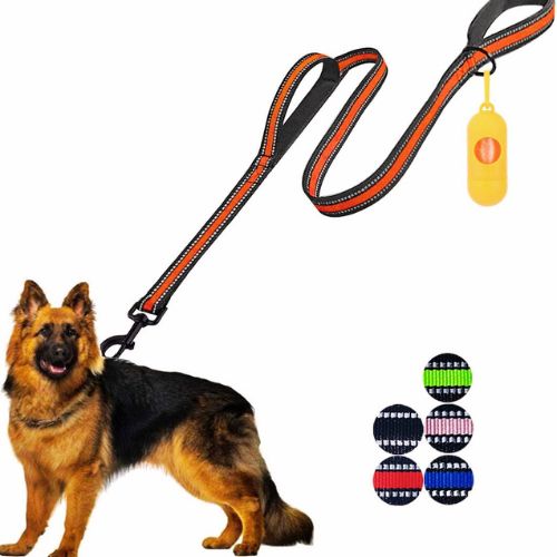 JSXD Heavy Duty Double Handle Dog LeashÂ