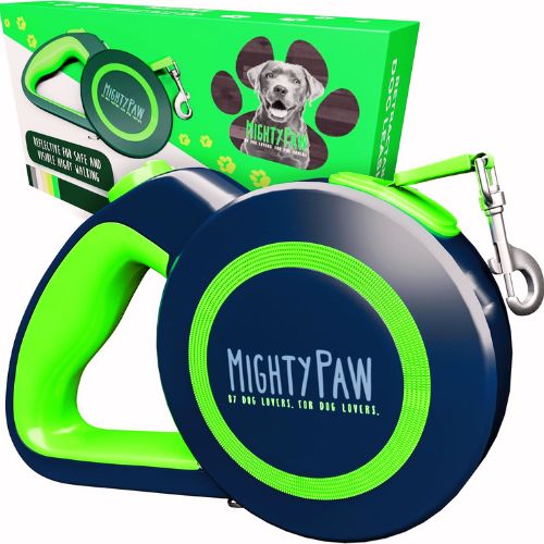 Mighty Paw Retractable Leash 2.0 | Best for Dogs 50-110 lbs