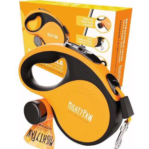 Mighty Paw Retractable Leash – Best for Strong Control with Large Dogs