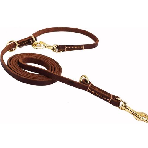 Multi Function 8ft Leather Dog Leash 2025 – Best for Hands-Free Use
