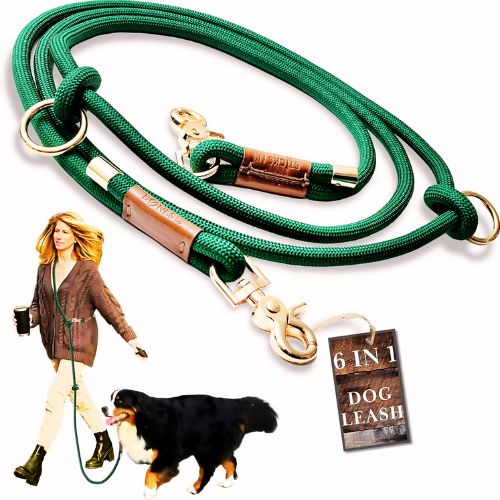 Sticks N' Bones Crossbody Hands Free Leash – Best for One or Two Dogs
