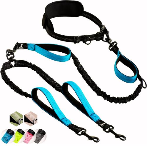 SparklyPets Hands-Free Double Dog Leash