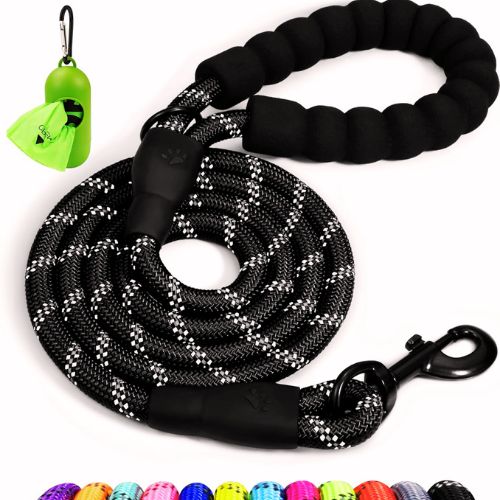 Taglory Rope Dog Leash — 6 FT, 1/2 inch