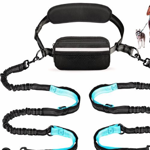 Uppetly Hands-Free Dog Running Leash (Large, 25-120lb)