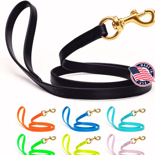Viper Biothane K9 Waterproof Dog Leash – 6ft, Black