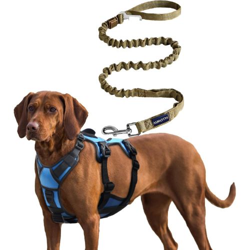 AUROTH Escape Proof Dog Harness and Leash (Blue, XL, 4.5FT)