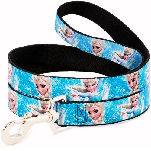 Buckle-Down Frozen Elsa Dog Leash – 4FT Winter Style Leash