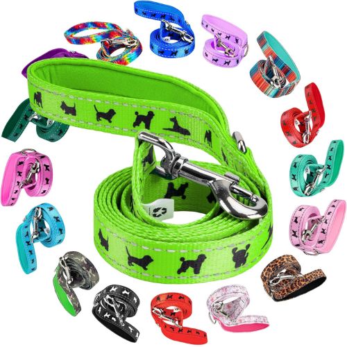 EcoBark Dog Leash – Soft & Reflective Comfort Leashes with Padded Handle