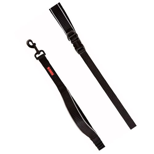 KONG Reflective Shock Absorbing Hands-Free Bungee Dog Leash 6' 