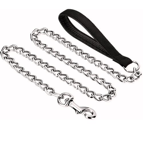 PETTOM Dog Chain Leash – 6Ft Heavy Duty, Chew-Proof, and Comfortable