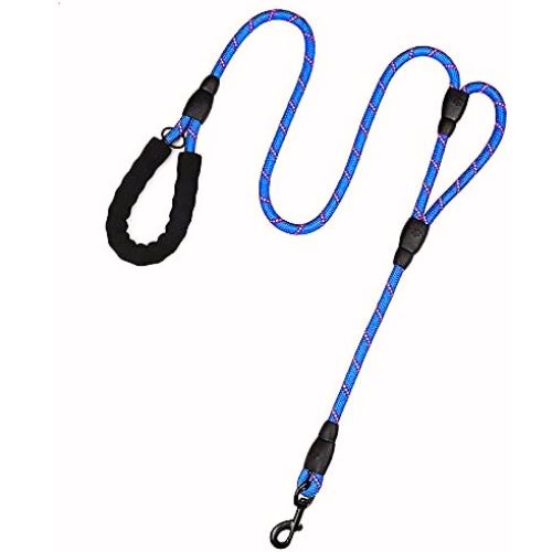 PLUTUS PET Rope Dog Leash 6ft (Navy Blue)