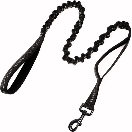 Rabbitgoo Tactical Bungee Dog Leash – 5.2ft (Black)