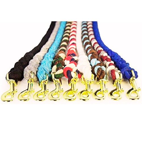 Ravenox FMS Cotton Rope Leash (1/2-Inch x 10 Ft) – Snow White