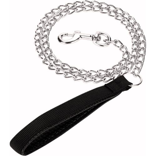 SGODA Metal Chain Heavy Duty Dog Leash (4 ft. x 3.0 mm)