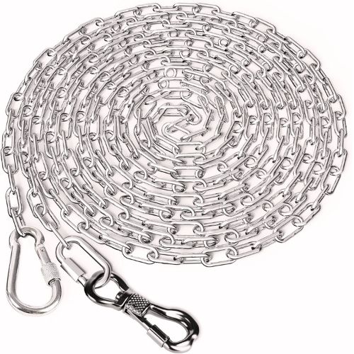 Tresbro Heavy Duty Dog Chain – 15FT Stainless Steel Tie Out Cable