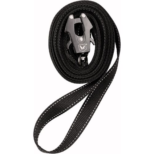 Boss Dog Tactical Nylon Tracking Leash, Black, 20 FT
