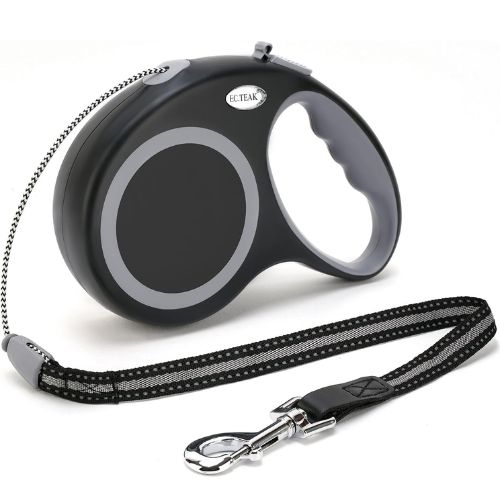 EC.TEAK Retractable Dog Leash, 30 FT (30–77 lbs)