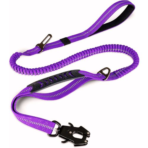 Joytale Tactical Dog Leash Heavy Duty – Purple (4–6FT)