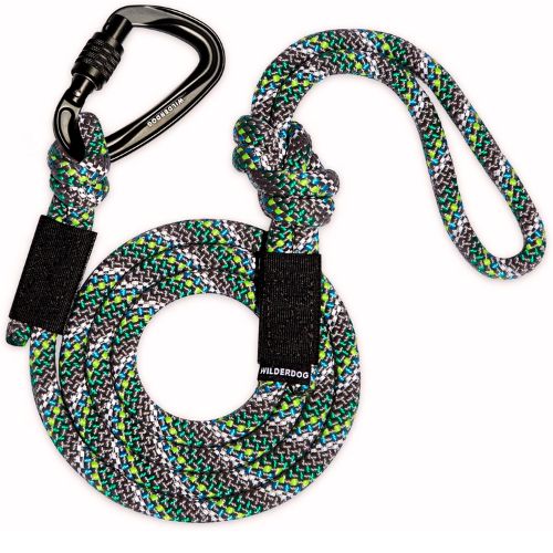 Wilderdog Carabiner Climbing Rope Dog Leash for Medium & Large Dogs – 5ft – Alpine